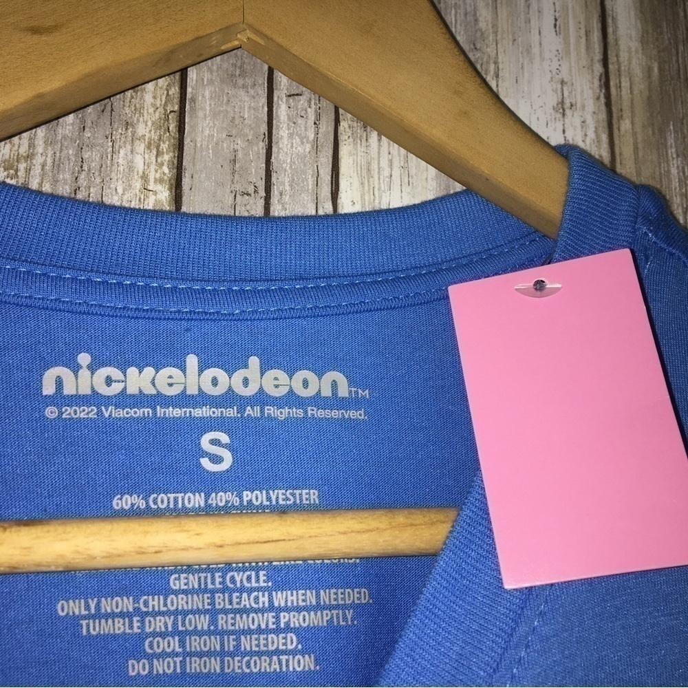 NWT Nickelodeon Hey Arnold Blue Crop - Picture 4 of 5